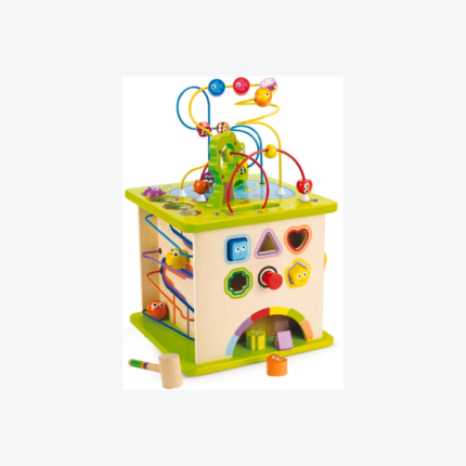 Country Critters Wooden Activity Play Cube by Hape